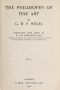 [Gutenberg 55334] • The Philosophy of Fine Art, volume 1 (of 4) / Hegel's Aesthetik